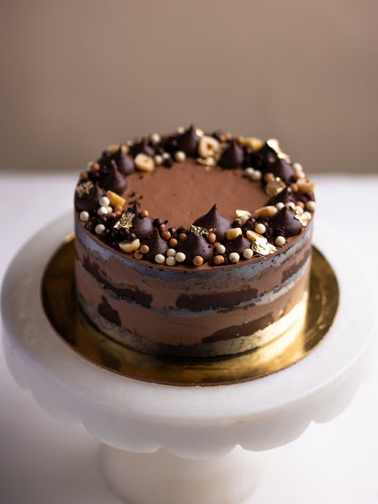 Intense Chocolate Naked Cake - Tier Nom Patisserie